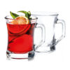 Curved Glass Mug Set