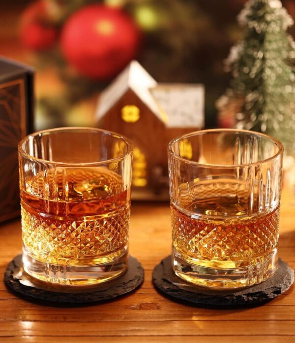 Diamond Band Whiskey Glass