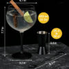 Gin Glass & Accessories Set