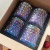 Iridescent Hobnail Tumbler Set