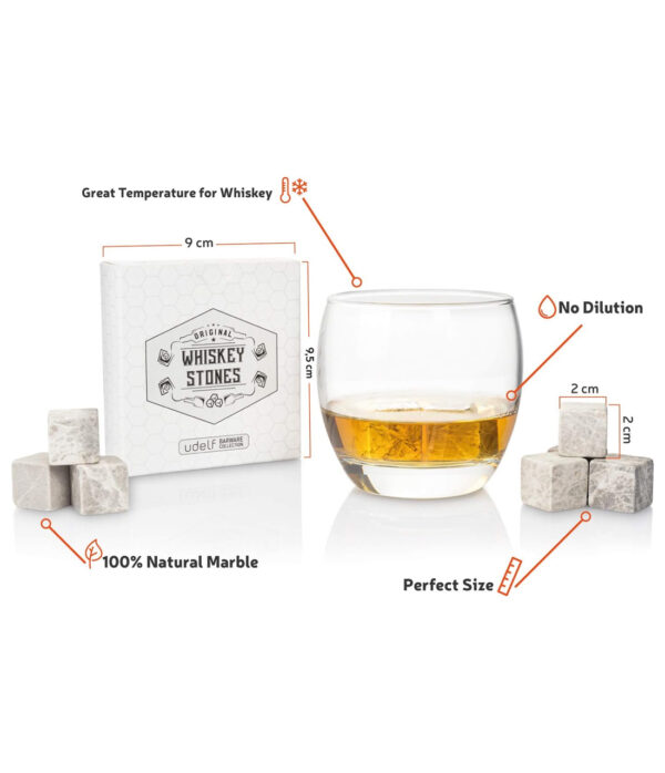 12 Premium Whiskey Stones