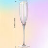 Slanted Champagne Flute Set