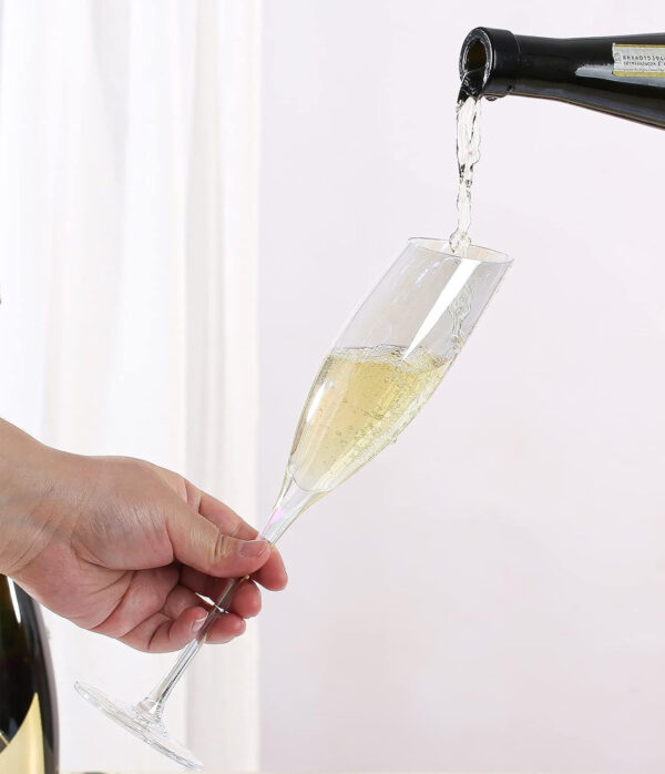 Slanted Champagne Flute Set