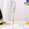 Slanted Champagne Flute Set