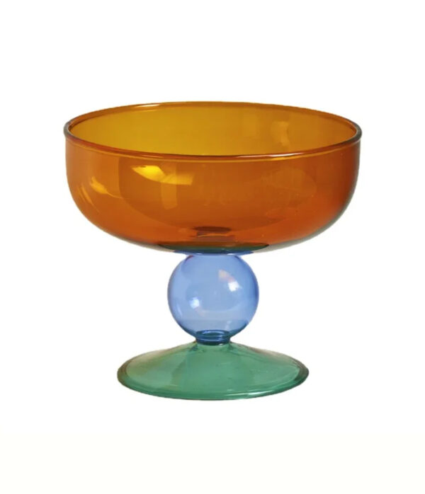 Vintage Glass Dessert Bowl